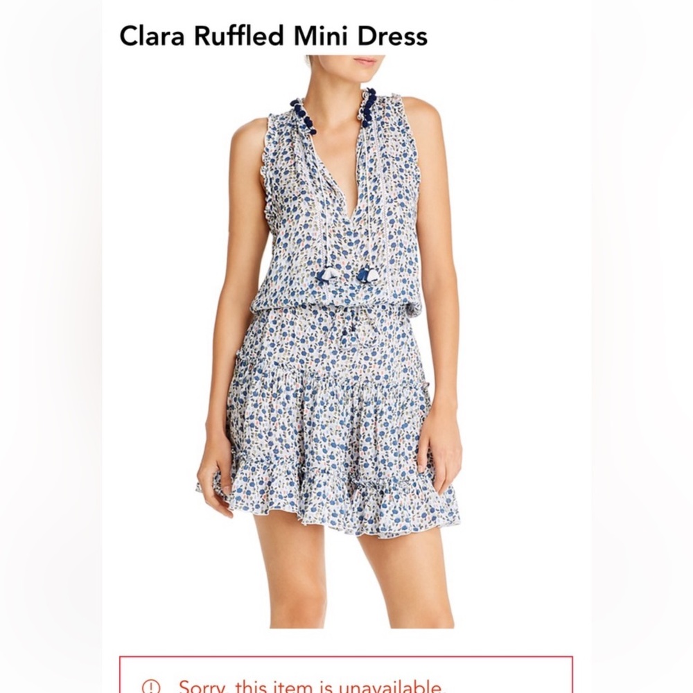 Clara ruffled mini dress